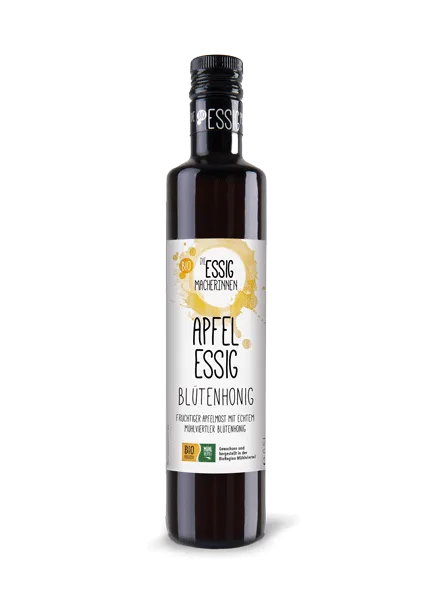 Bio Essigmacherinnen - Apfelessig mit Blütenhonig