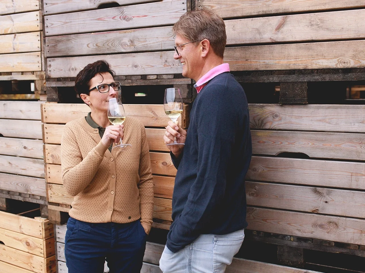 Eva und Norbert vom Pankrazhofer Tragwein Most Frizzante Genuss