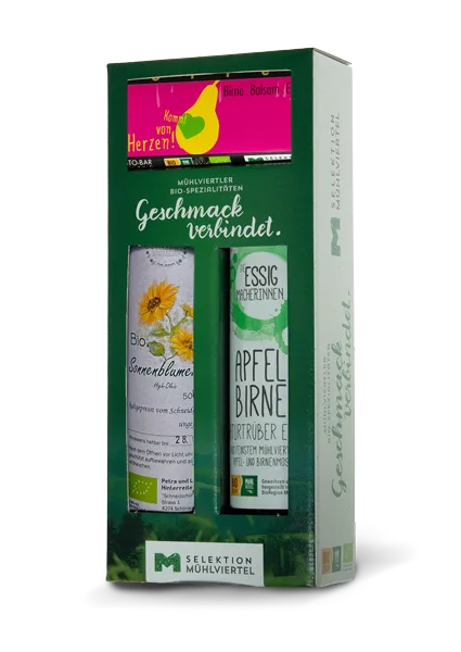 Bio Geschmack verbindet - Essig, Öl und Schoko
