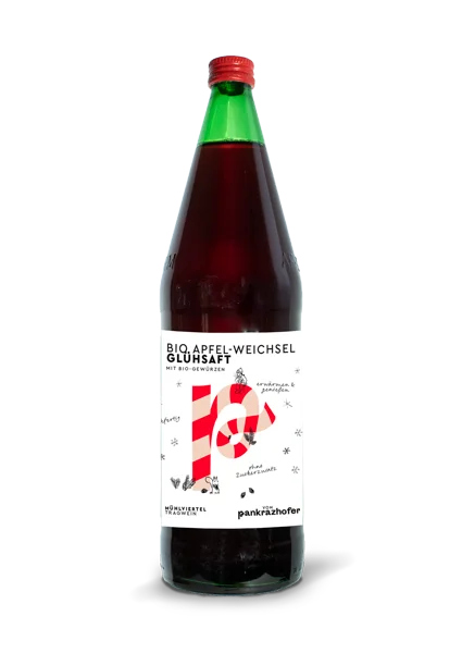 Bio Apfel-Weichsel Glühsaft  1l